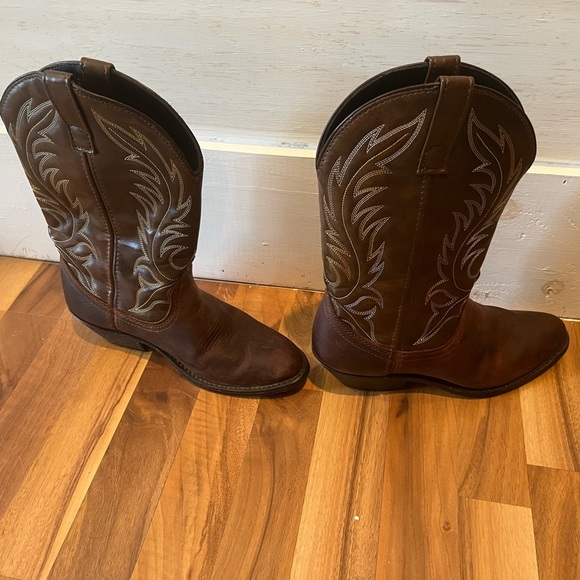 Women’s Laredo Lea Vamp Fox Brown Cowboy Boots, size 7, GUC, cowgirl, western - Picture 2 of 10